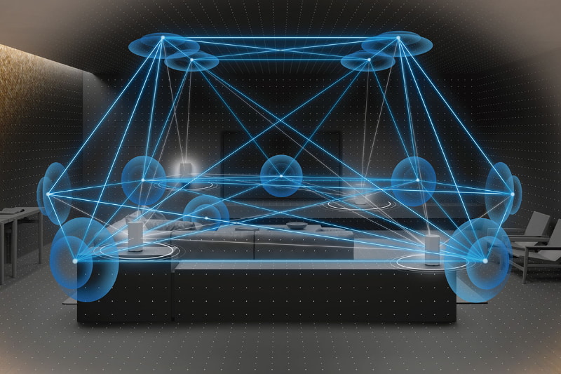 12個のファントムスピーカーを生成、サラウンド空間を作り出せる