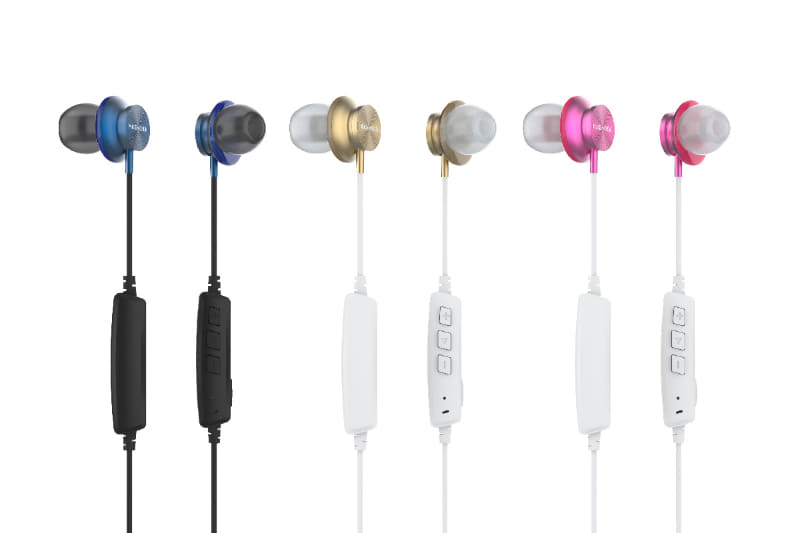 左から、ブルー、シャンパンゴールド、ピンク