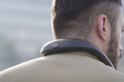 首にかける自転車&バイク向け360度ドラレコ - AV Watch