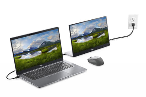 デル初の14型ポータブルモニタ。USB-C1本で接続 - AV Watch