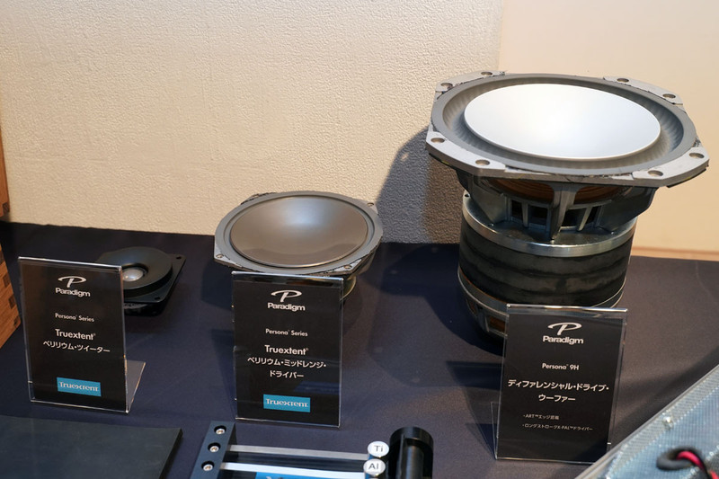 写真中央がベリリウム振動板