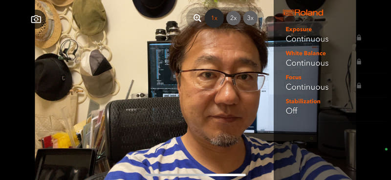 カメラアプリ「AeroCaster Camera」