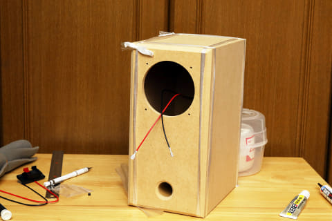 ミニレビュー】オンキヨーの虫ハネユニットで、スピーカー作りに