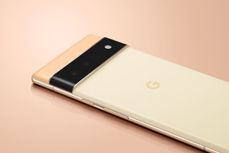 特徴的な背面のカメラバー(Pixel 6 Pro)