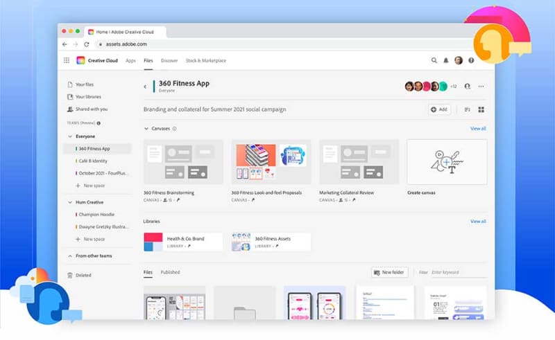 「Adobe Creative Cloud スペース」(プライベートベータ版)