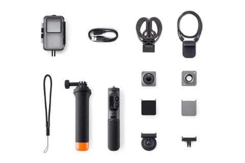DJI OSMO action 2 本体 付属品セット+ポーチおまけ パーツ装着で拡張、DJIの新アクションカメラ「Action 2」 - AV Watch