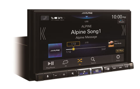アルパイン、スマホアプリを大画面で操作できるカーオーディオ - AV Watch