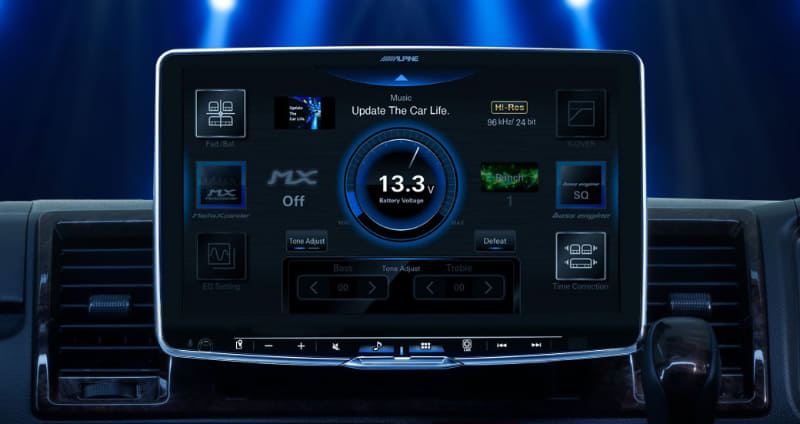 サウンドホームの画面