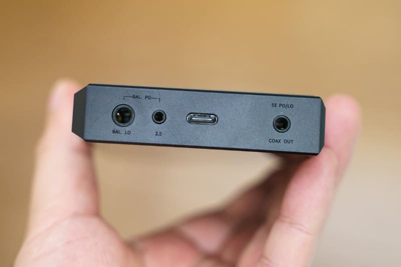 M11 Plus ESSのヘッドフォン出力部分