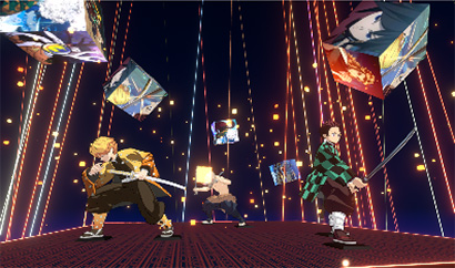 「鬼滅の刃 ヒノカミ血風譚」3Dキャラクター展示<br><span class="fnt-70">(C)吾峠呼世晴／集英社・アニプレックス・ufotable (C)「鬼滅の刃 ヒノカミ血風譚」製作委員会</span>