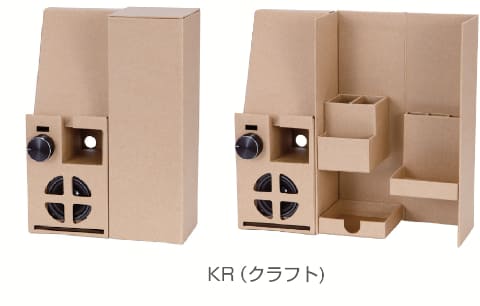 ナカバヤシの卓上紙箱収納にスピーカー内蔵モデル - AV Watch