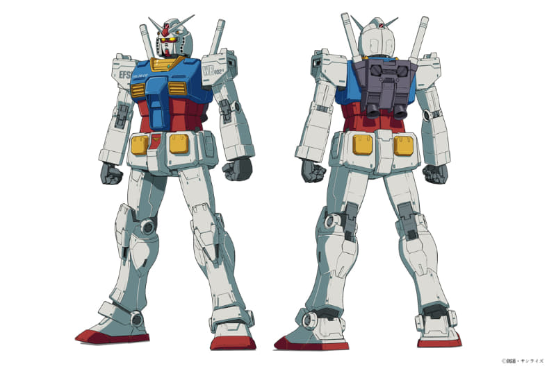 RX-78-02 ガンダムの設定画<span class="fnt-70">(C)創通・サンライズ</span>