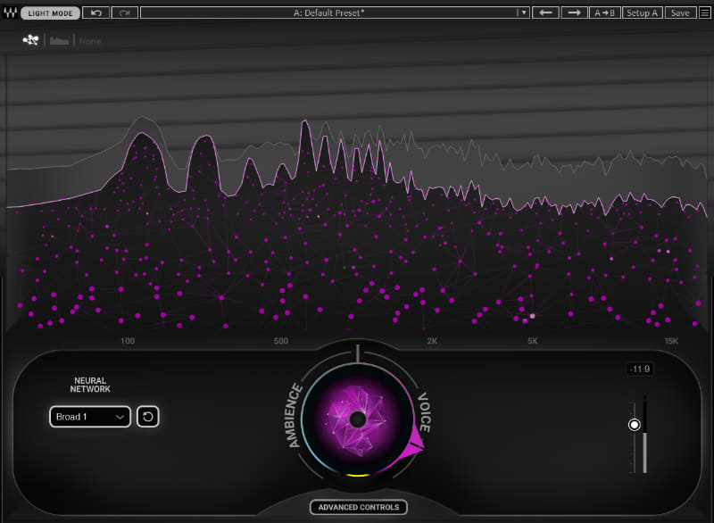 「Clarity Vx Pro」のメイン画面