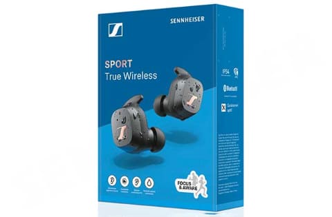 ゼンハイザー初のスポーツ完全ワイヤレス。イヤーピースで周囲の音調整