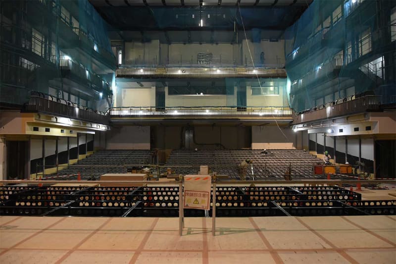 建設中の「THEATER MILANO-Za」