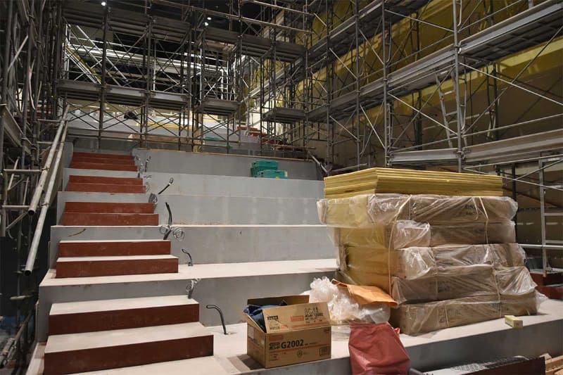 建設中の「109シネマズプレミアム新宿」