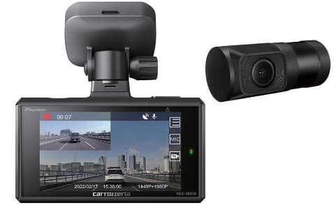 カロッツェリア、画像認識であおり運転を検知する2カメドラレコ - AV Watch