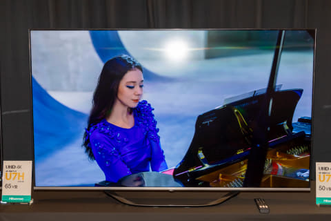 ハイセンス、ネット動画を手軽に楽しめる4K液晶テレビ「U7H