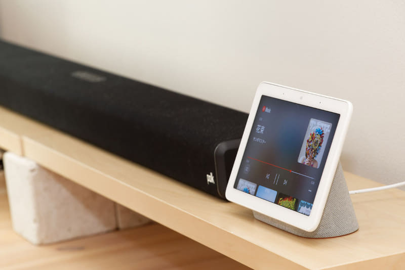 Bluetooth接続したスマートディスプレイからの音声を「Signa S4」から再生