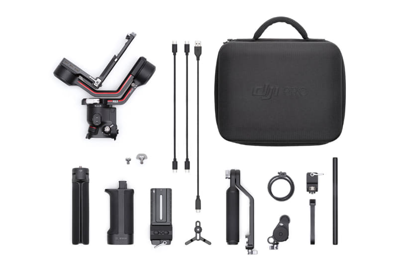 DJI RS 3コンボの同梱品
