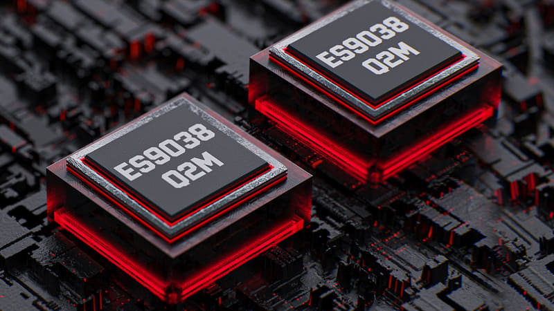 ESS Technology製のDACチップ「ES9038Q2M」×2基