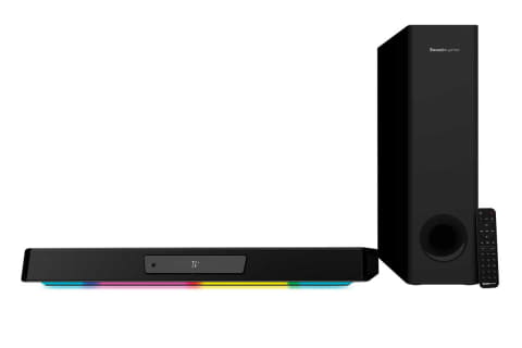 クリエイティブ、サブウーファを小型化したゲーミングサウンドバー