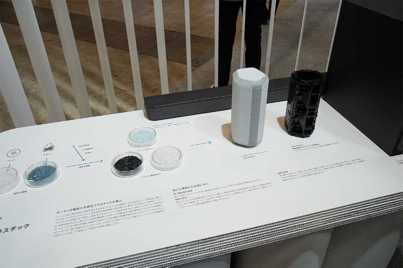 「高音質再生プラスチック」と、それを使った製品たち