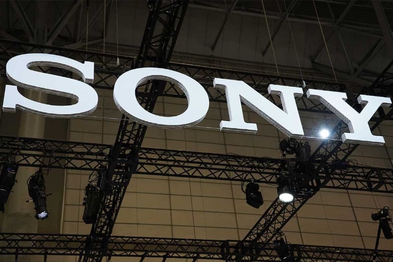 ブースにあるソニーロゴもオリジナルブレンドマテリアル