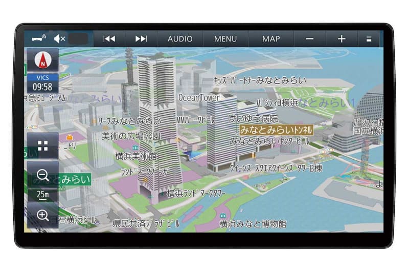 「ストラーダ」フローティング大画面モデル