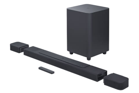 【25年7月購入】JBL BAR 1000 サウンドバー オーディオ スピーカー JBL、バッテリ内蔵リアスピーカーが分離するサウンドバー「BAR