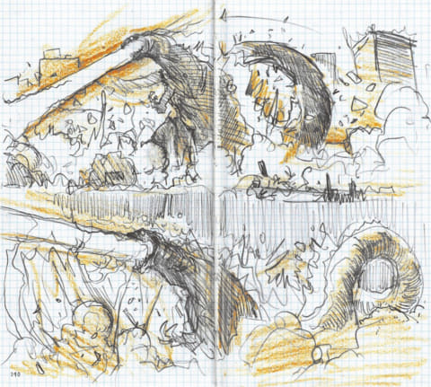 樋口真嗣監督の特撮アイデアスケッチが書籍化。全640ページ - AV Watch