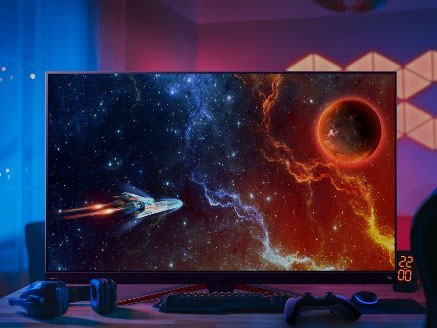 BenQ、MOBIUZ初“4K/120Hz有機EL”48型ゲーミングディスプレイ
