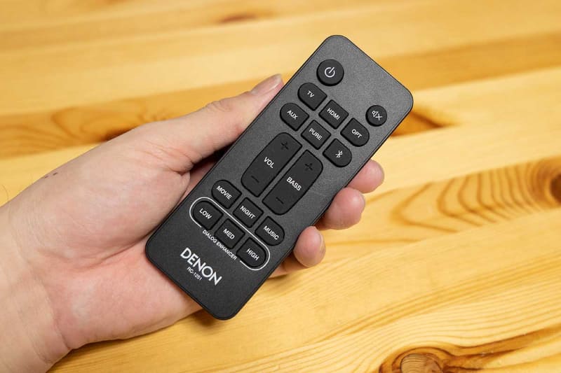 DHT-S217付属のリモコン