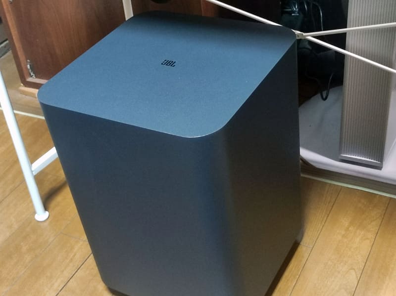ワイヤレスリサブウーファーもセットになっている