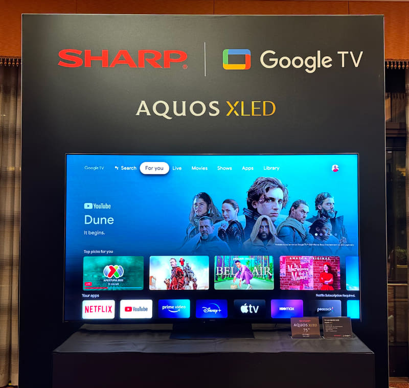 AQUOS XLEDシリーズにはGoogle TV OSを搭載