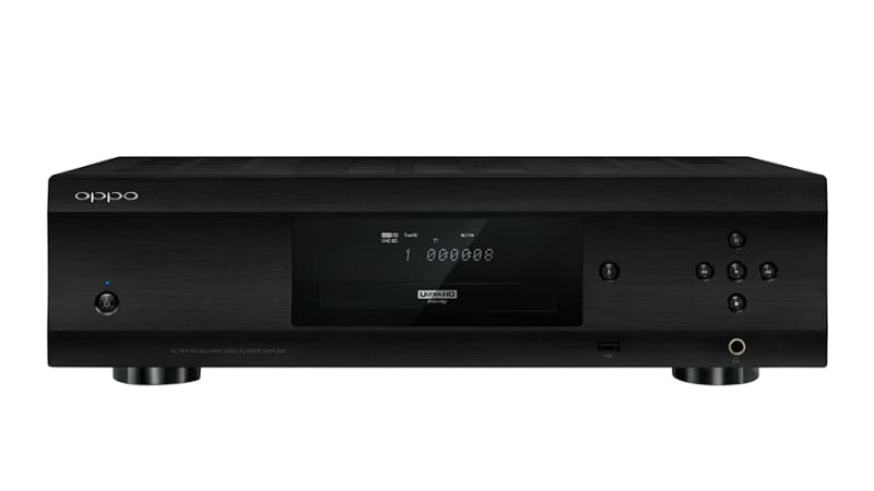 生産終了したOPPO Digital「UDP-205」。2系統のHDM出力を備え、オーディオとビデオ信号の分離出力に対応していた