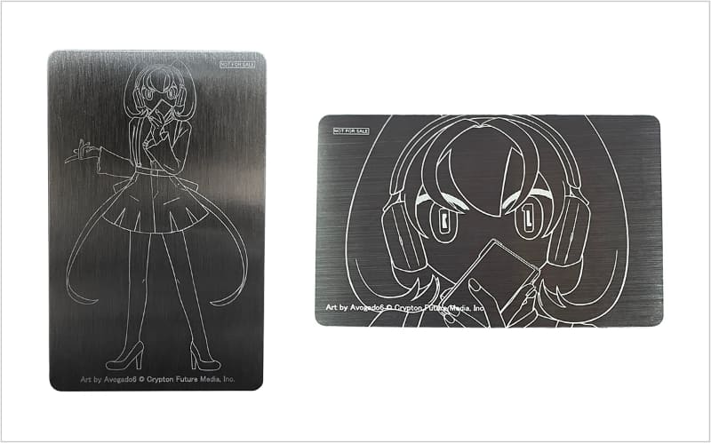 刻印メタルプレート<br><span class="fnt-70">Art by Avogado6 (C)Crypton Future Media, INC.</span>