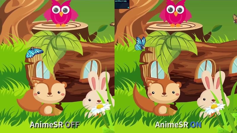 AnimeSRのON/OFF比較画像