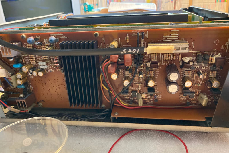 MCヘッドアンプ基板の全景