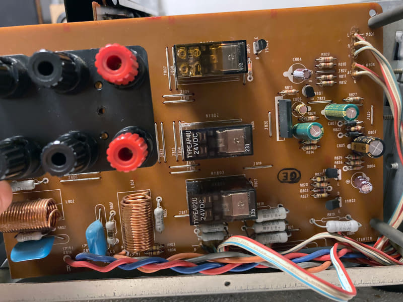 前回メンテ済みの出力リレー