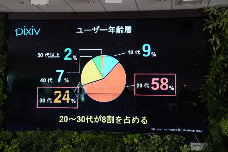 ピクシブのユーザー年齢層