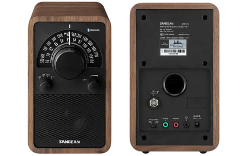 ウッドキャビネットのBluetoothスピーカー。FM/AMラジオも内蔵 - AV Watch