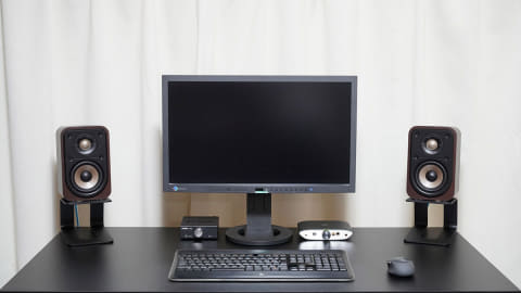 レビュー】普通の机×Polk Audio「ES10」でデスクトップオーディオ始め