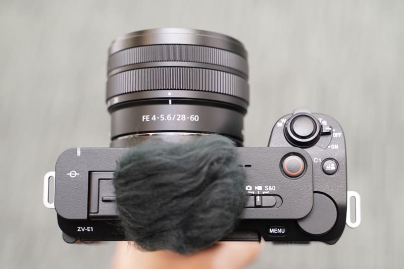 上から見たところ