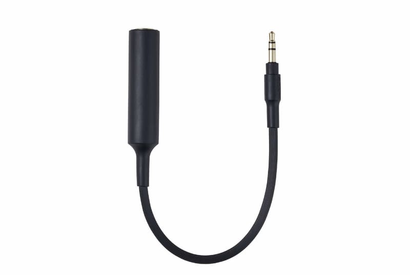 標準プラグからステレオミニプラグへの変換ケーブル(約20cm)も同梱