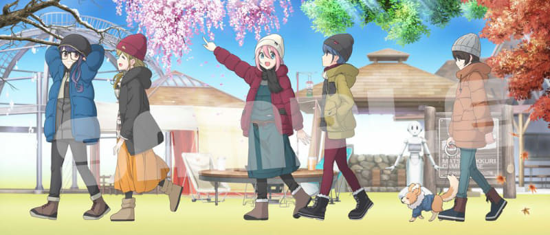 特製3面デジパックイラストイメージ<br><span class="fnt-70">(C)あfろ・芳文社／野外活動委員会</span>
