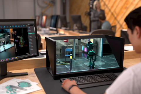 空間再現ディスプレイ　SONY ELF-SR2 米ソニー、27型に大型化した空間再現ディスプレイ「ELF-SR2