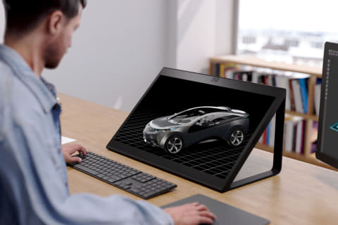 ソニー、大画面化で没入感がアップした空間再現ディスプレイ「ELF-SR2