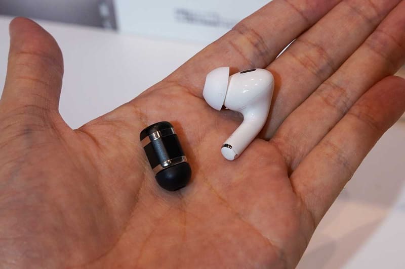 AirPods Pro(第2世代)とのイヤフォンサイズ比較