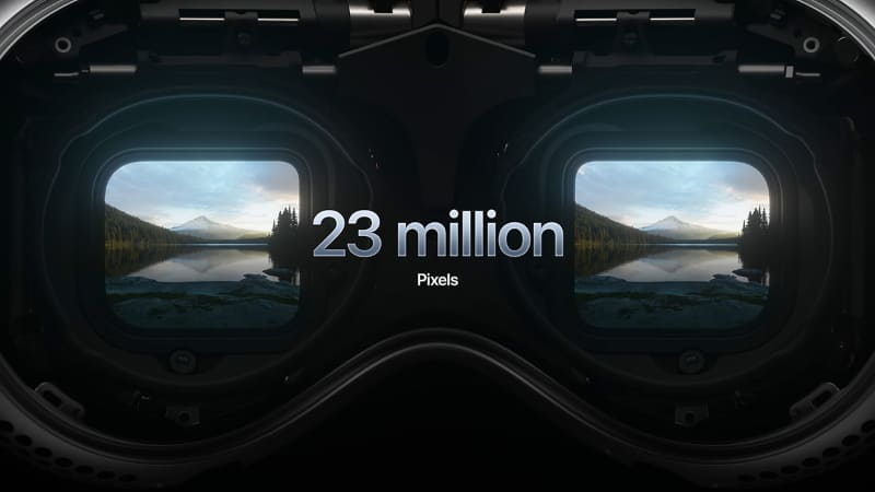 基調講演での情報によれば、両眼で2,300万ピクセルのマイクロOLEDを採用